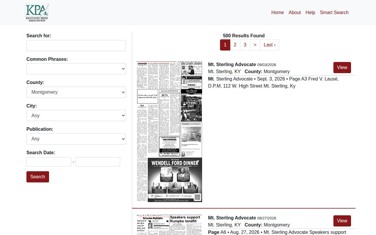 KyPublicNotice Montgomery archive search for local publications